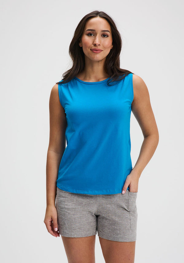MIRABEL - Blue sleeveless top
