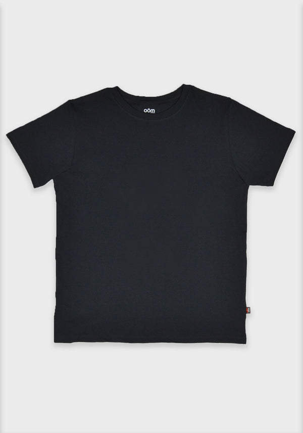 OÖM - T-shirt noir uni-T-shirts Homme-OÖM Ethikwear