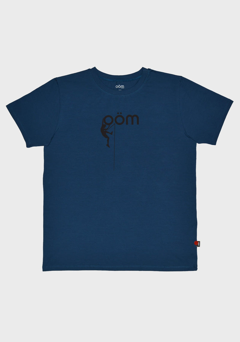 GRIMPE - OÖM T-shirt bleu-T-shirts Homme-OÖM Ethikwear