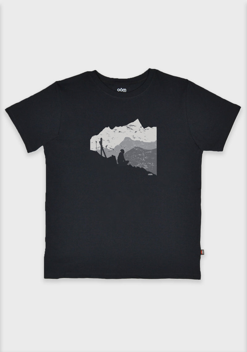 APRES-SKI - OÖM T-shirt noir-T-shirts Homme-OÖM Ethikwear