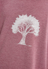 SOLUTION-CLÉ - T-shirt rose chiné-T-shirts Homme-OÖM Ethikwear