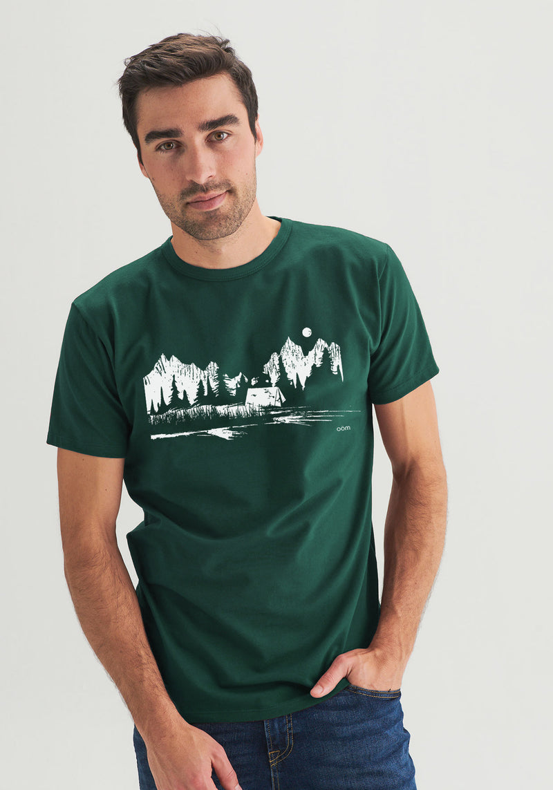 REFUGE OÖM - T-shirt vert non-genré-T-shirts Homme-OÖM Ethikwear
