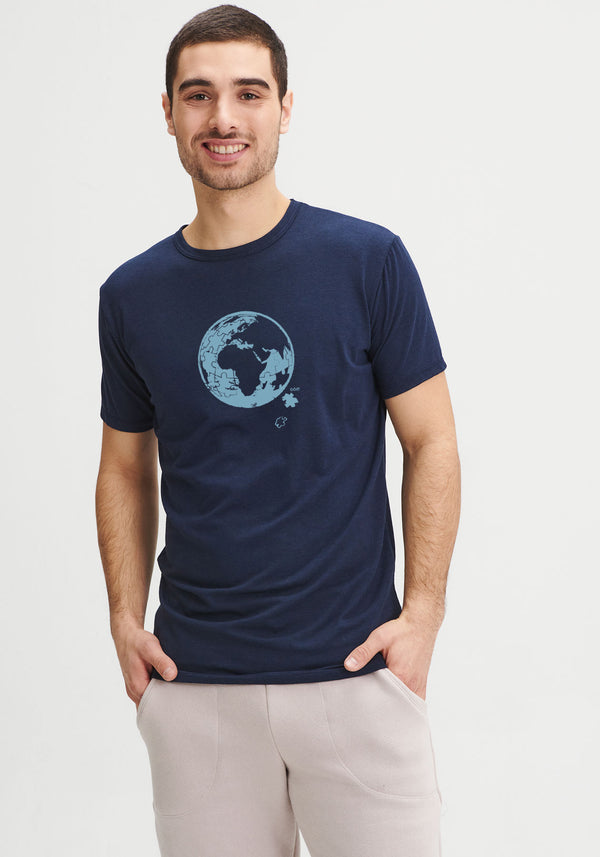 CASSE-TÊTE - T-shirt marine-T-shirts Homme-OÖM Ethikwear