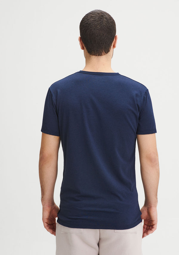 CASSE-TÊTE - T-shirt marine-T-shirts Homme-OÖM Ethikwear