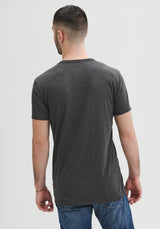 LOOP - T-shirt gris chiné - LIVRAISON À PARTIR DU 19 JUIN-T-shirts Homme-OÖM Ethikwear