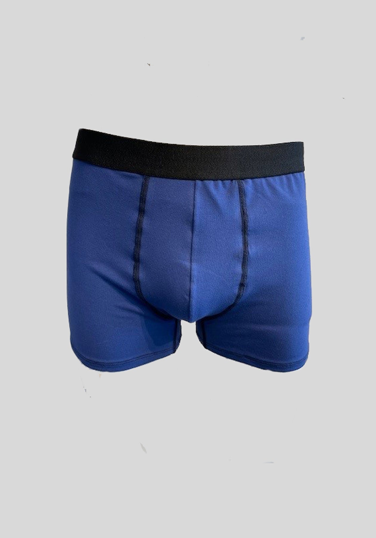 BOXER - Blue men's brief shorts