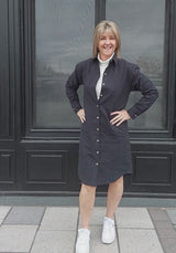 DONNACONA - Black shirt dress