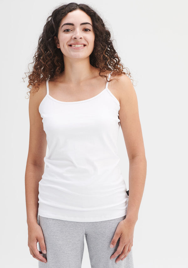 Jemma Organic Cotton Camisole Top - Eco White – The FAIR Shop