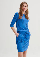 SWEET PEA - Robe bleue fleurie-Robes-Message Factory