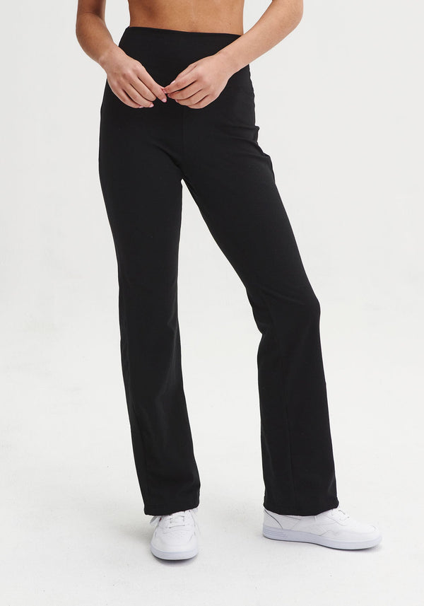 Pantalon de yoga Chic - 95% coton Bio et 5% Lycra Blanc - Fin de Serie -  Vêtements de Yoga Femme - Coton Bio Fin de série
