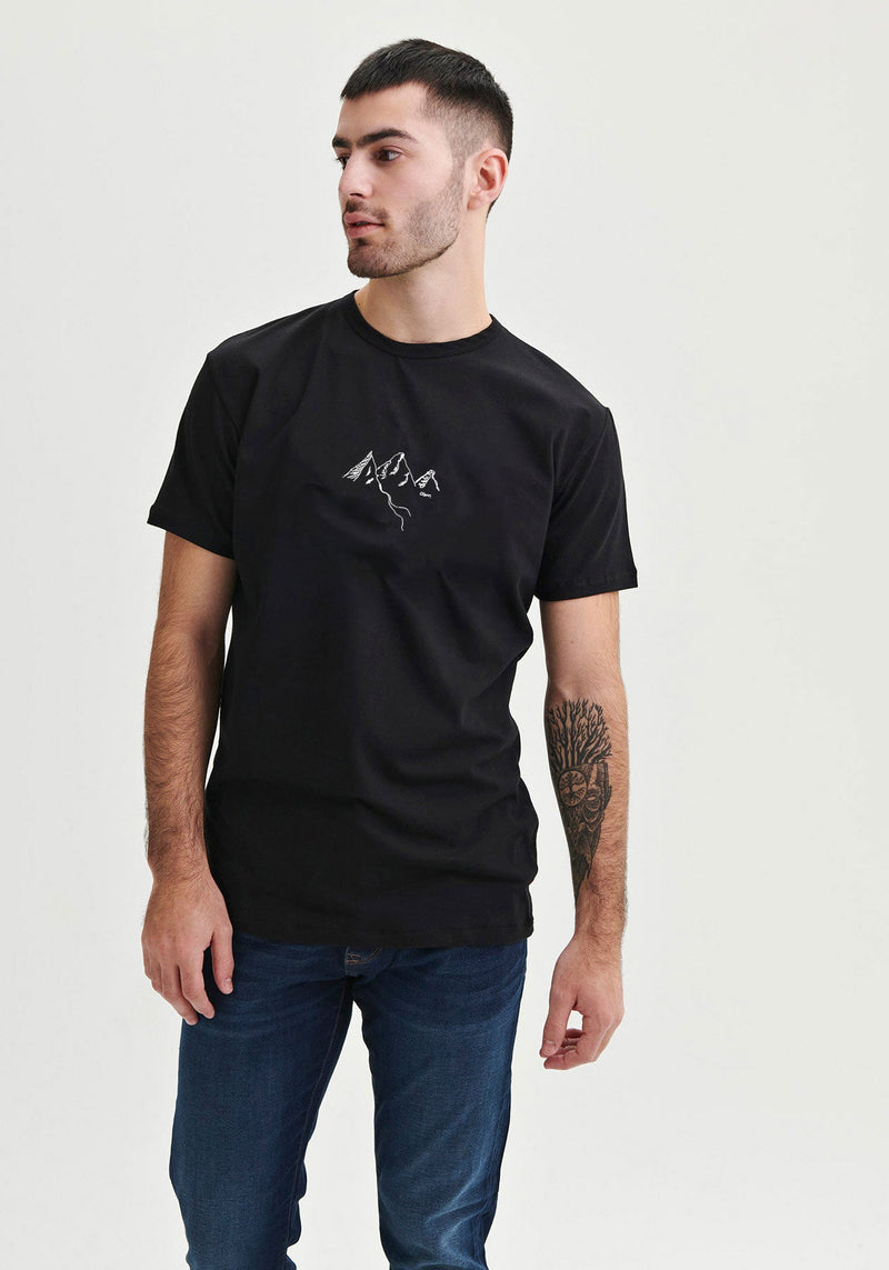 APPALACHES - T-shirt Noir-T-shirts Homme-OÖM Ethikwear