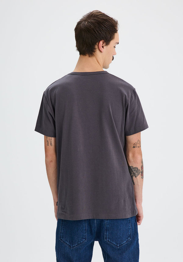 MINIMALISTE - T-shirt pour Homme Gris-T-shirts Homme-OÖM Ethikwear