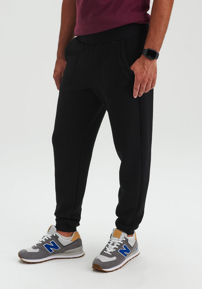 NATE - Pantalon sport noir-Bas homme-OÖM Ethikwear