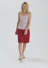 IMMORTELLE - Red skirt